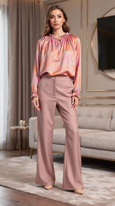 شلوار بگ پارچه ای